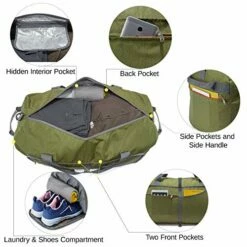 CAMEL CROWN 100L Extra Large Duffle Bag Travel Bag Lightweight Foldable Luggage For Outdoor Camping -LUGGAGE FACTORY Sales 51hYvcd9SJL