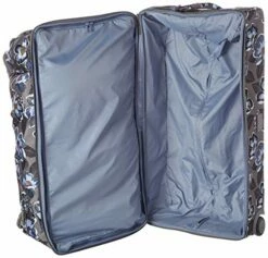 Vera Bradley Recycled Lighten Up Reactive XL Foldable Rolling Duffle Luggage, Blooms Shower -LUGGAGE FACTORY Sales 51i4qyGOx2L