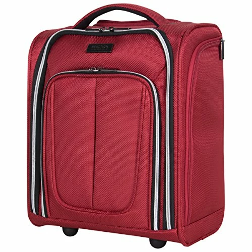 Kenneth Cole Reaction Lincoln Square 16" 1680d Polyester 2-Wheel Underseater Carry-on, Red 9 Kenneth Cole Reaction Lincoln Square 16" 1680d Polyester 2-Wheel Underseater Carry-on, Red - Image 7