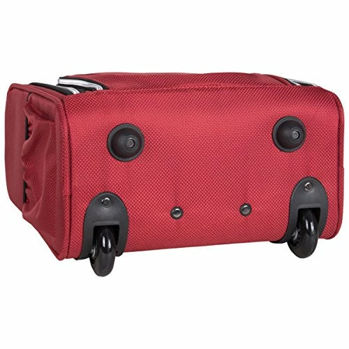 Kenneth Cole Reaction Lincoln Square 16" 1680d Polyester 2-Wheel Underseater Carry-on, Red 6 Kenneth Cole Reaction Lincoln Square 16" 1680d Polyester 2-Wheel Underseater Carry-on, Red - Image 4