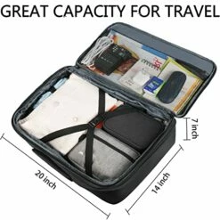 Travel Backpack, 40L Flight Approved Carry On Backpack For Men & Women, Vancropak Expandable Large Luggage Backpack Daypack Water Resistant Lightweight Business Weekender Bag, Black -LUGGAGE FACTORY Sales 51lej 41AfL