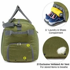 CAMEL CROWN 100L Extra Large Duffle Bag Travel Bag Lightweight Foldable Luggage For Outdoor Camping -LUGGAGE FACTORY Sales 51lnM2ViU0L