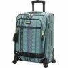 Steve Madden Designer 20 Inch Luggage Collection - Lightweight Softside Expandable Suitcase For Men & Women - Durable Carry On Bag With 4-Rolling Spinner Wheels (Legends Turquoise) 1 Steve Madden Designer 20 Inch Luggage Collection - Lightweight Softside Expandable Suitcase For Men & Women - Durable Carry On Bag With 4-Rolling Spinner Wheels (Legends Turquoise) -LUGGAGE FACTORY Sales 51mTGonP 3L