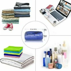 P.travel 6Pcs Packing Cubes For Travel Lightweight Luggage Organizer Bag Travel Cubes (Blue) -LUGGAGE FACTORY Sales 51mViEXI2WL