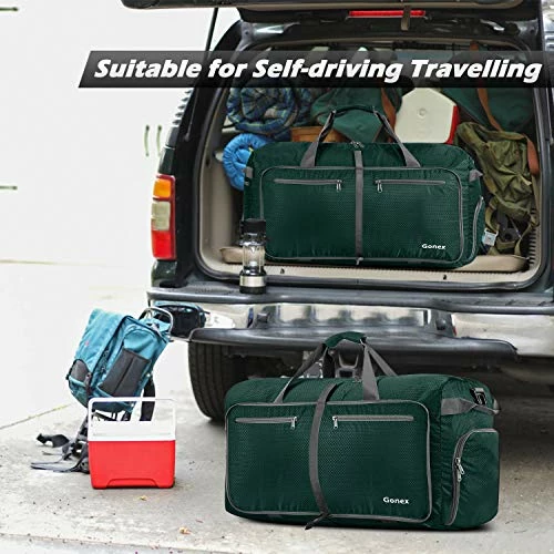 Gonex 150L Travel Duffel Bag Foldable Extra Large Duffle Bag XL Heavy Duty For Men Women For Luggage Shopping Blackish Green 10 Gonex 150L Travel Duffel Bag Foldable Extra Large Duffle Bag XL Heavy Duty For Men Women For Luggage Shopping Blackish Green - Image 8