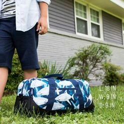 Wildkin Kids Overnighter Duffel Bags For Boys & Girls, Measures 18 X 9 X 9 Inches Duffel Bag For Kids, Carry-On Size & Ideal For School Practice Or Overnight Travel, BPA-free (Sharks) 13 Wildkin Kids Overnighter Duffel Bags For Boys & Girls, Measures 18 X 9 X 9 Inches Duffel Bag For Kids, Carry-On Size & Ideal For School Practice Or Overnight Travel, BPA-free (Sharks) -LUGGAGE FACTORY Sales 51oRpOdTBxL