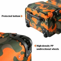 20 Inches Big Storage Multifunction Travel Wheeled Rolling Backpack Luggage Books Laptop Bag By HollyHOME -LUGGAGE FACTORY Sales 51rGVp5BTsL