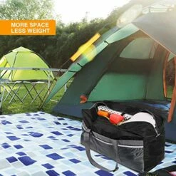 REDCAMP 75L Foldable Duffel Bag Large Size Lightweight & Multifunction, 25" Water Resistant Travel Duffle Bag For Men Women, Black 12 REDCAMP 75L Foldable Duffel Bag Large Size Lightweight & Multifunction, 25" Water Resistant Travel Duffle Bag For Men Women, Black -LUGGAGE FACTORY Sales 51s29gxGnEL