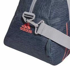 Adidas Graphic Duffel Bag, Legacy Blue Canvas/Signal Pink/Glory Grey, One Size -LUGGAGE FACTORY Sales 51sTi9PgkIL
