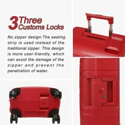 Hardside Spinner Wheel Luggage, Carry-On Travel Suitcase 20" 9 Hardside Spinner Wheel Luggage, Carry-On Travel Suitcase 20" -LUGGAGE FACTORY Sales 51sfvLzPkQL