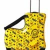 AO WEI LA OW Cute Unisex Kids Ride On Suitcase Travel Trolley Case Spinner Carry On Luggage With Wheels Suggest Fits To Kids Aged 3-6 Years Old(Yellow/01, 20 Inch) -LUGGAGE FACTORY Sales 51t26BhK69L