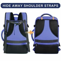 Travel Backpack For Women, 50L Carry On Backpack With Wet Bag Expandable Flight Approved Luggage Backpack Suitcase,Extra Large Weekender Bag Water Resistant Lightweight Daypack Gift For Traveler Women -LUGGAGE FACTORY Sales 51tsWgVHz0L