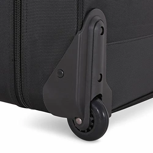 (USED) SWISSGEAR Full-Sized Effortless Folding Wheeled Garment Bag | Rolling Travel Luggage | Men's And Women's - Black 8 (USED) SWISSGEAR Full-Sized Effortless Folding Wheeled Garment Bag | Rolling Travel Luggage | Men's And Women's - Black - Image 7