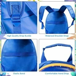 Goplus Kids Luggage Set, 12" & 18" Kids Carry On Luggage Set, Multi-directional Wheels Suitcase, Large Capacity Rolling Trolley Suitcase, Gift For Boys And Girls Toddlers Children Travel (Universe) -LUGGAGE FACTORY Sales 51ueAVMBAFL