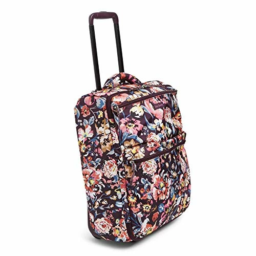 Vera Bradley Women's Lighten Up Small Softside Foldable Rolling Suitcase Luggage, Indiana Blossoms 6 Vera Bradley Women's Lighten Up Small Softside Foldable Rolling Suitcase Luggage, Indiana Blossoms - Image 4