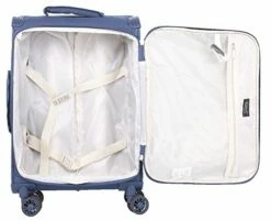 Aerolite 21" Carry On Ultra Lightweight Spinner Suitcase & Flight Bag Under Seat Shoulder Bag Set (Navy) 12 Aerolite 21" Carry On Ultra Lightweight Spinner Suitcase & Flight Bag Under Seat Shoulder Bag Set (Navy) -LUGGAGE FACTORY Sales 51unmgkY3cL