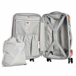 Olympia Luggage Blossom 25 Inch Expandable Vertical Rolling Upright Bag, Aqua, One Size -LUGGAGE FACTORY Sales 51vMeQUInnL