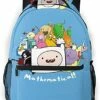 Adventure Time Backpack For Teen Girls Boys School Travel Shoulder Backpack