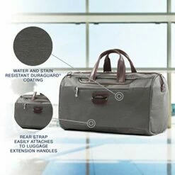Travelpro Plaitnum Elite-Regional Underseat Duffel Bag, Vintage Grey, One Size -LUGGAGE FACTORY Sales 51xfDkHg93L