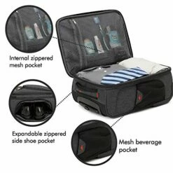 High Sierra Endeavor Wheeled Underseat Carry-On, Mercury Heather, One Size 12 High Sierra Endeavor Wheeled Underseat Carry-On, Mercury Heather, One Size -LUGGAGE FACTORY Sales 51xoVdZCvDL
