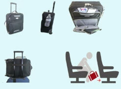 Boardingblue Airlines Personal Item Under Seat Basic Luggage For Frontier, Spirit Airlines -LUGGAGE FACTORY Sales 6172dhx99DL