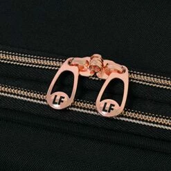 LONDON FOG Bromley 15-Inch Under The Seat Bag, Black -LUGGAGE FACTORY Sales 618scFPOdLL