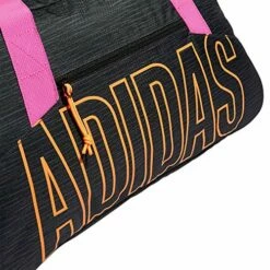 Adidas Graphic Duffel Bag, Canvas Black/Screaming Orange/Screaming Pink, One Size -LUGGAGE FACTORY Sales 61AWtfErC5L