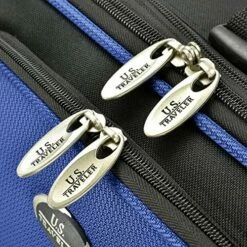 U.S. Traveler New Yorker Lightweight Softside Expandable Travel Rolling Luggage Set, Blue, 4-Piece (15/21/25/29) 18 U.S. Traveler New Yorker Lightweight Softside Expandable Travel Rolling Luggage Set, Blue, 4-Piece (15/21/25/29) -LUGGAGE FACTORY Sales 61BeLaA0ekL