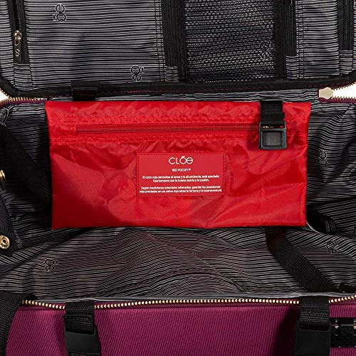 Cloe Carry-On 20 Inch Luggage With 360º-spinner Wheels In Burgundy Red Color 10 Cloe Carry-On 20 Inch Luggage With 360º-spinner Wheels In Burgundy Red Color - Image 8