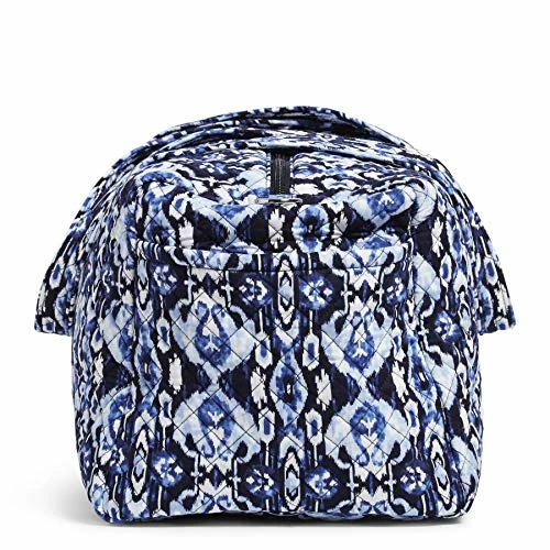 Vera Bradley Women's Cotton Medium Travel Duffel Bag, Ikat Island, One Size 4 Vera Bradley Women's Cotton Medium Travel Duffel Bag, Ikat Island, One Size - Image 2
