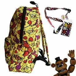 Bioworld Fnaf Five Nights At Freddy'S School Backpack Luggage Bag With Lanyard (Fnaf Cheese Melt) -LUGGAGE FACTORY Sales 61Gs11Von L