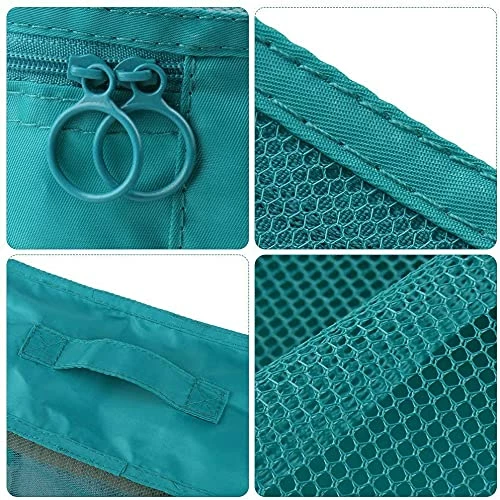 DIMJ Packing Cubes For Travel, 9 Pcs Travel Cubes Set Foldable Suitcase Organizer Lightweight Luggage Storage Bag 5 Colors Options (Blue) 8 DIMJ Packing Cubes For Travel, 9 Pcs Travel Cubes Set Foldable Suitcase Organizer Lightweight Luggage Storage Bag 5 Colors Options (Blue) - Image 6