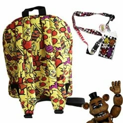 Bioworld Fnaf Five Nights At Freddy'S School Backpack Luggage Bag With Lanyard (Fnaf Cheese Melt) -LUGGAGE FACTORY Sales 61TGGuulhxL