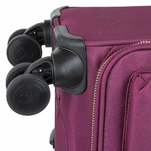 Cloe Carry-On 20 Inch Luggage With 360º-spinner Wheels In Burgundy Red Color 6 Cloe Carry-On 20 Inch Luggage With 360º-spinner Wheels In Burgundy Red Color - Image 4