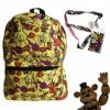 Bioworld Fnaf Five Nights At Freddy'S School Backpack Luggage Bag With Lanyard (Fnaf Cheese Melt) -LUGGAGE FACTORY Sales 61uUni03qKL