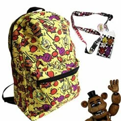 Bioworld Fnaf Five Nights At Freddy'S School Backpack Luggage Bag With Lanyard (Fnaf Cheese Melt) -LUGGAGE FACTORY Sales 61vEmbrFgXL