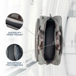 Travelpro Platinum Elite Regional UnderSeat Duffel Bag, Vintage Grey, Medium -LUGGAGE FACTORY Sales 71hIoxwSIFL