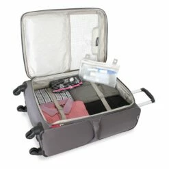 SWISSGEAR 7362 3-Piece Expandable Lightweight Rolling Spinner Luggage Set | Wheeled Travel Suitcases | 20-inch, 24-inch, 28-inch - Gray -LUGGAGE FACTORY Sales 817cocAjjxL