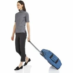 AmazonBasics Francis Wheeled Duffel, Blue -LUGGAGE FACTORY Sales 818XQKHrZIL