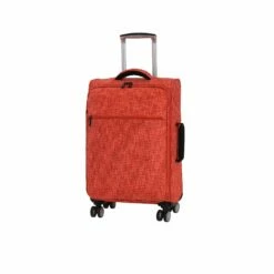 It Luggage Stitched Squares 8 Wheel Lightweight Expandable 5-Piece Set, Orange -LUGGAGE FACTORY Sales 81APxGzjL9L