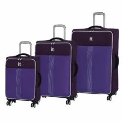 It Luggage Filament 21.5" Lightweight Expandable Carry-On Spinner (Sky Purple) -LUGGAGE FACTORY Sales 81V4tHqj90L