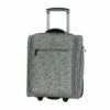 It Luggage 17.1" Stitched Squares 2 Wheel Underseat Tote, Flint Grey 1 It Luggage 17.1" Stitched Squares 2 Wheel Underseat Tote, Flint Grey -LUGGAGE FACTORY Sales 81hR7UtP6YL