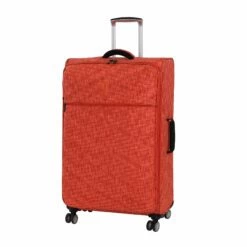 It Luggage Stitched Squares 8 Wheel Lightweight Expandable 5-Piece Set, Orange -LUGGAGE FACTORY Sales 81iPgQ5yKGL