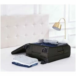 AmazonBasics Belltown Softside Rolling Spinner Suitcase Luggage - 25 Inch, Heather Black 14 AmazonBasics Belltown Softside Rolling Spinner Suitcase Luggage - 25 Inch, Heather Black -LUGGAGE FACTORY Sales 81pViYVV0AL