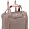 London Fog Newcastle 15" Under The Seat Bag, Rose Charcoal -LUGGAGE FACTORY Sales 81soQSxGG L