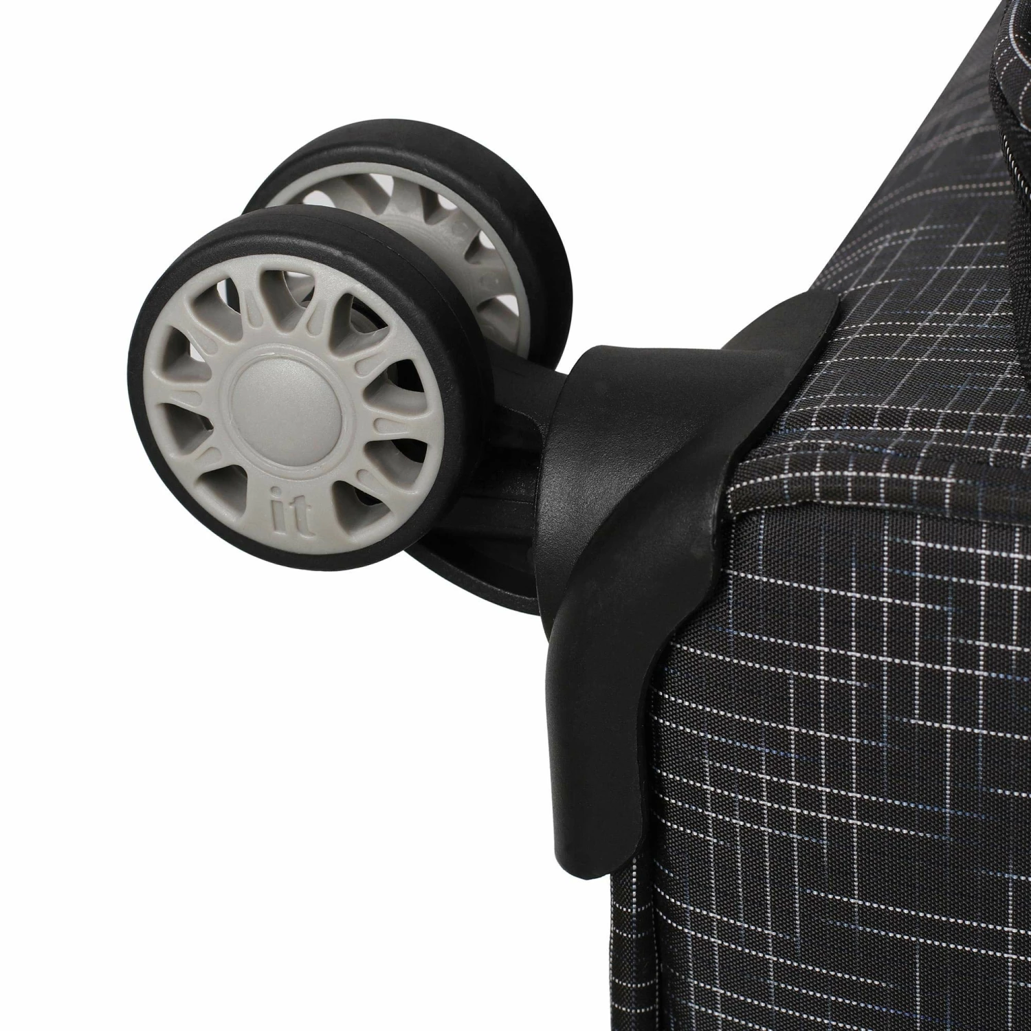 It Luggage 34.4" Stitched Squares Lightweight Case, Aqua Blue 6 It Luggage 34.4" Stitched Squares Lightweight Case, Aqua Blue - Image 4