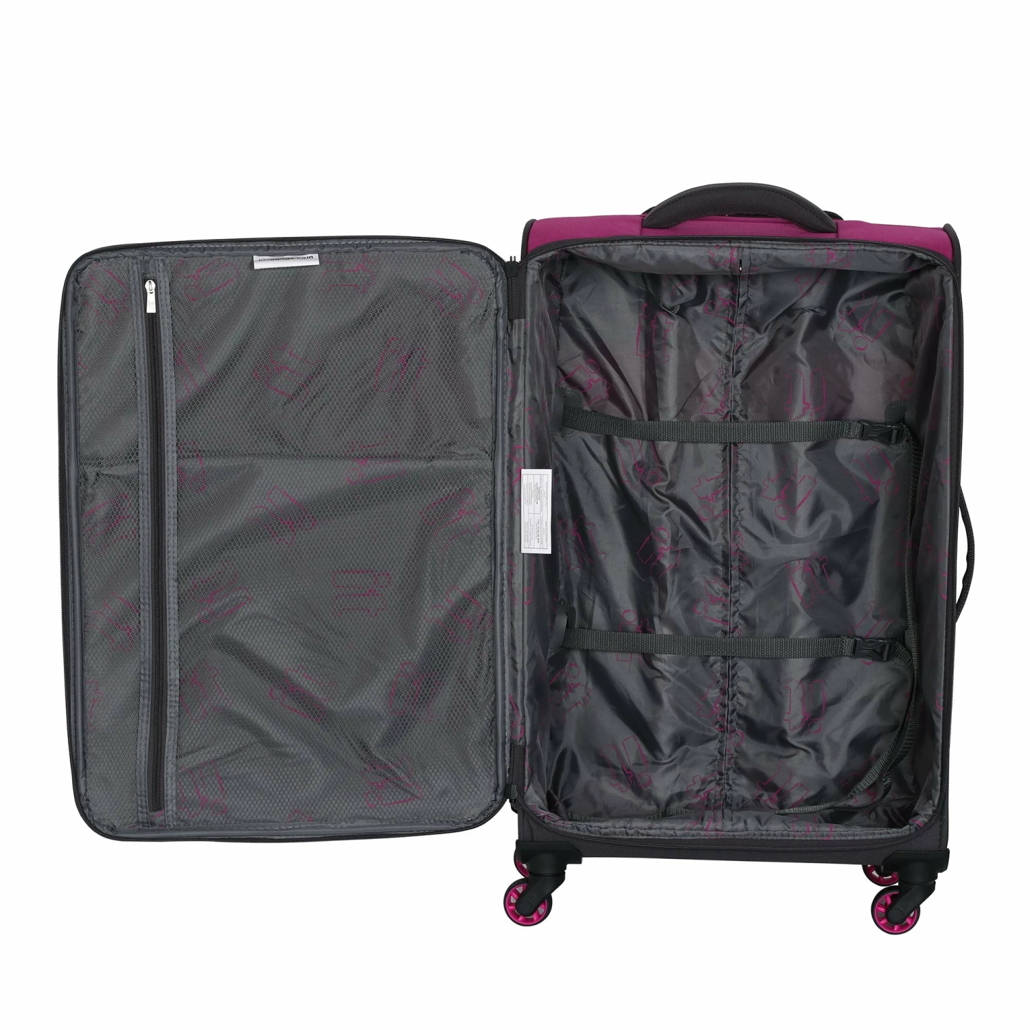 It Luggage Duotone 4 Wheel Lightweight Cabin Suitcase, 53 Cm, 34 L, Teal Green + Steel Grey 6 It Luggage Duotone 4 Wheel Lightweight Cabin Suitcase, 53 Cm, 34 L, Teal Green + Steel Grey - Image 4