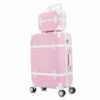 Carrylove Women Spinner Abs Retro Luggage 20"22"24"26" Trolley Bag 1 Carrylove Women Spinner Abs Retro Luggage 20"22"24"26" Trolley Bag -LUGGAGE FACTORY Sales Carrylove women spinner abs retro luggage 20 22 24 26 trolley bag vintage suitcase set on 1b3c1eba 9131 48d2 9890 d3971345984f