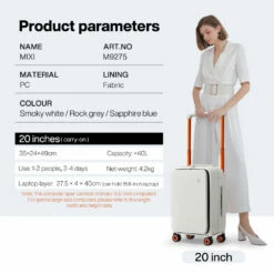 Mixi 2022 New Design Wide Handle Suitcase Men Carry-on Luggage Women -LUGGAGE FACTORY Sales Mixi 2022 New Design Wide Handle Suitcase Men Carry On Luggage Women Travel Trolley Case 20 92218d02 8054 4fca bedb c11a35713796