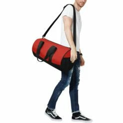 Uniquely You Duffel Bag - Carry On Luggage / Red -LUGGAGE FACTORY Sales red duffle bag one size bags duffel 487